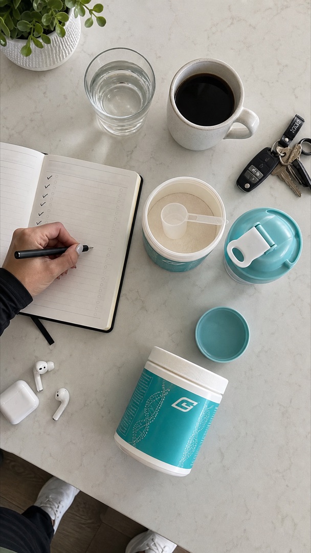 GEN IQ in a morning routine