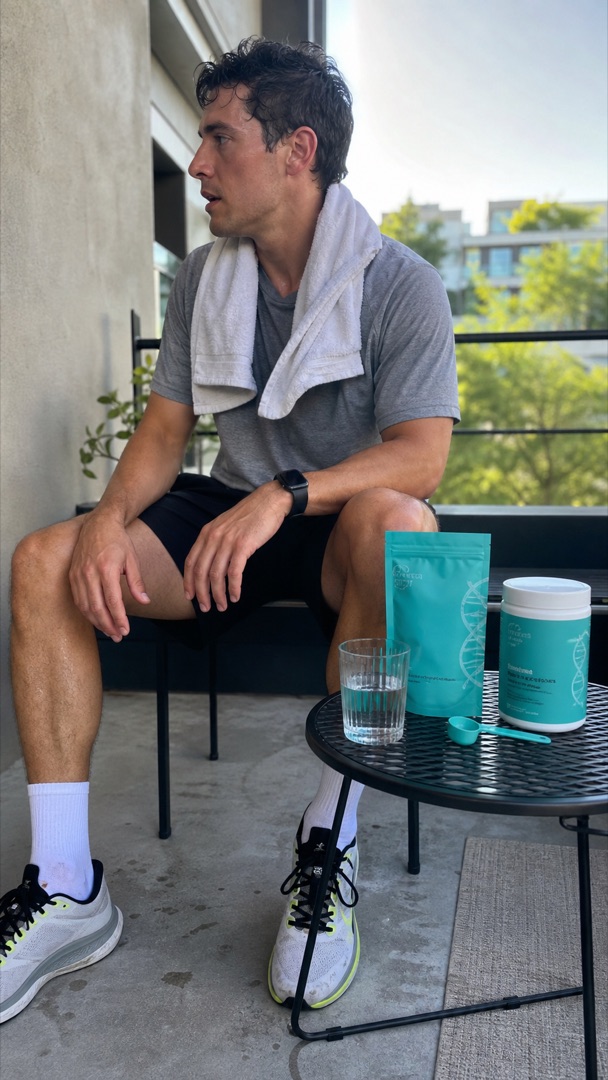 Athlete post-workout with GEN IQ